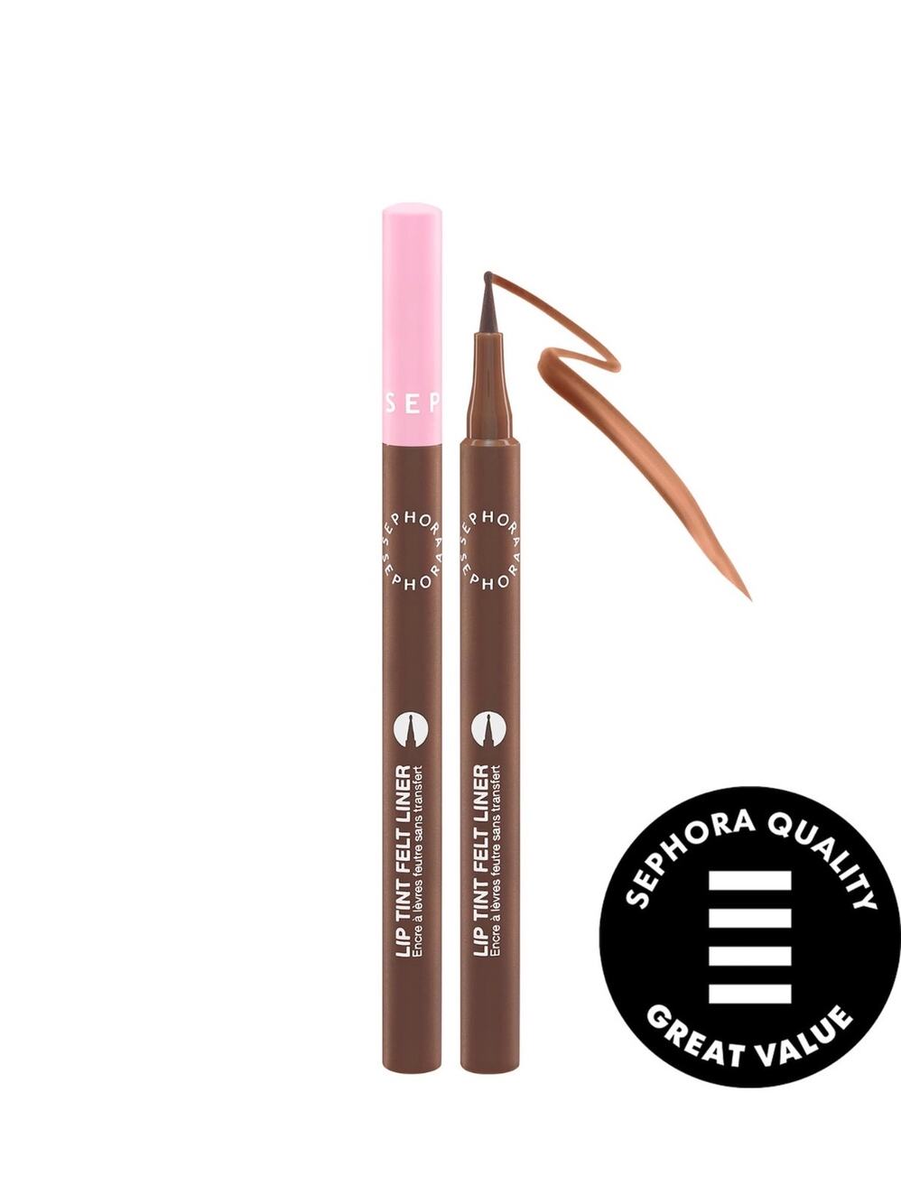 BUNDLE of 3 SEPHORA Collection Lip Tint Felt Lip Stain & Liner